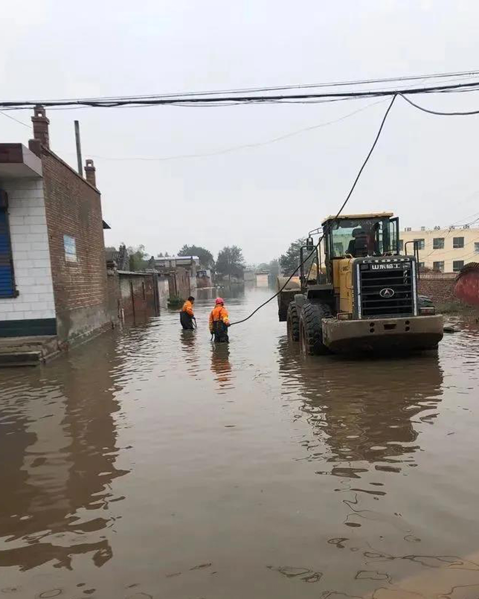 【救援简讯】永利yl23411联盛公司救援队顺利完成第一阶段排水任务